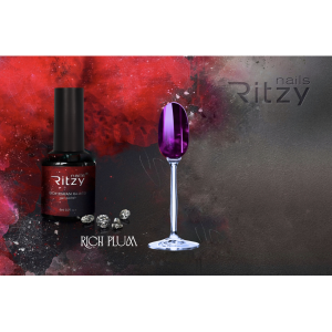 BOHEMIAN Glass gel polish RICH PLUM
