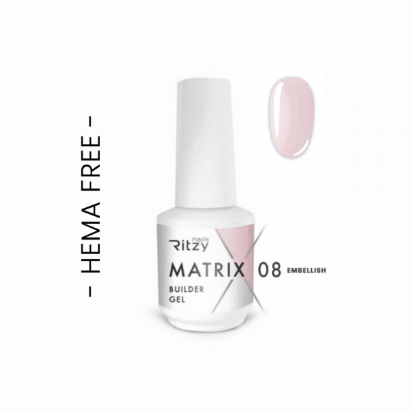 MATRIX builder Gel in der Flasche 08 EMBELLISH (HEMA FREE) (TPO free)