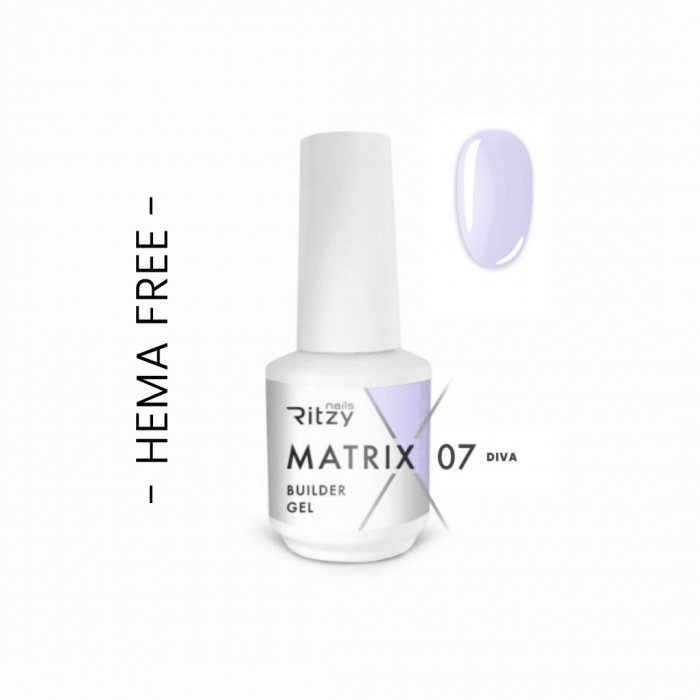 MATRIX builder Gel in der Flasche 07 DIVA (HEMA FREE) (TPO free)