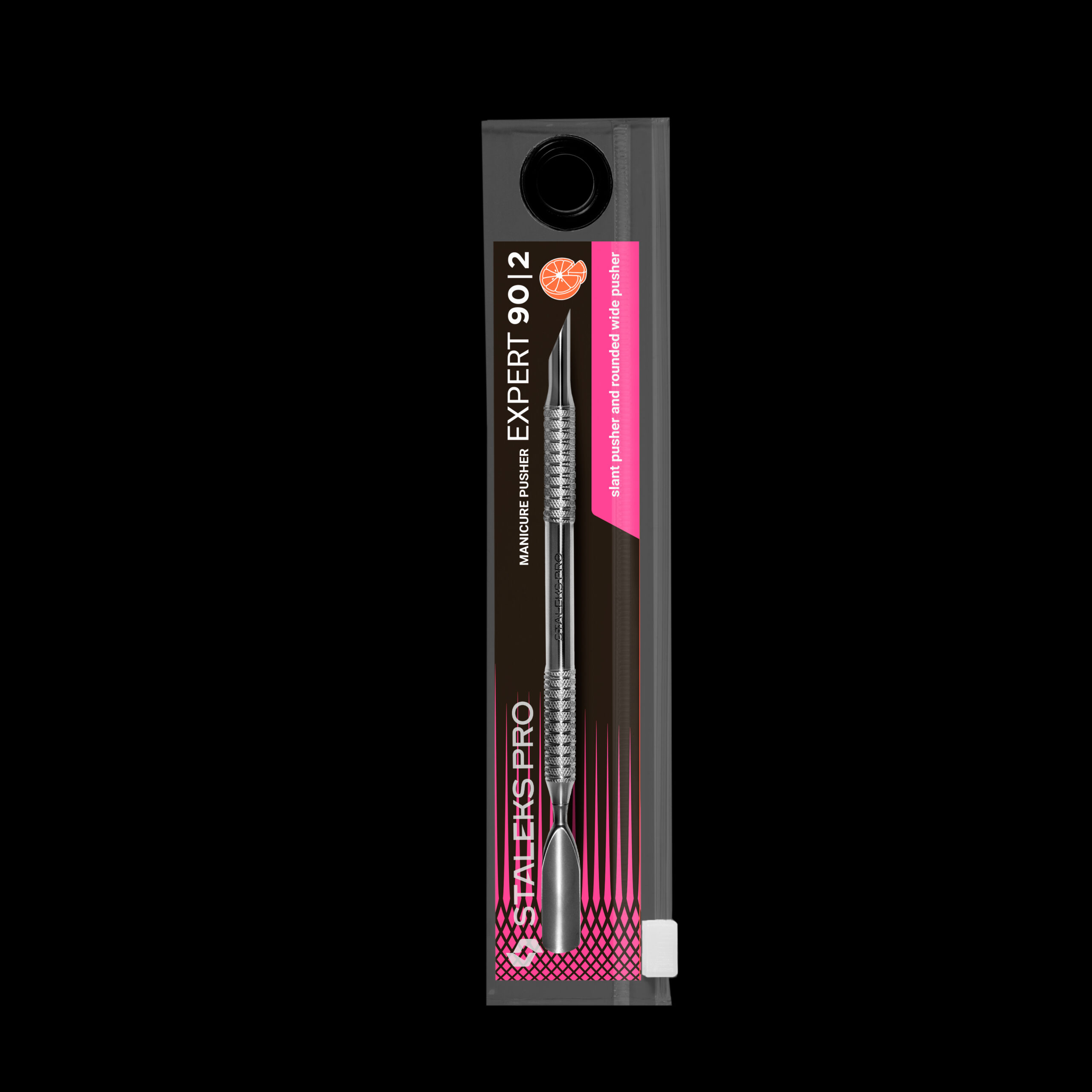 Manicure Pusher EXPERT 90 TYPE 2 (Slant Pusher And Rounded Wide Pusher)