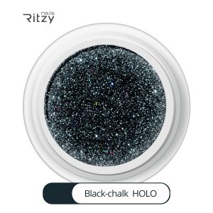 BLACK_CHALK HOLO superfine glitter