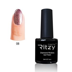 "Diamond Riviera" Gel Polish n.08 Ruby