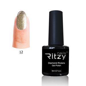 "Diamond Riviera" Gel Polish n.12 Tiffany Gold