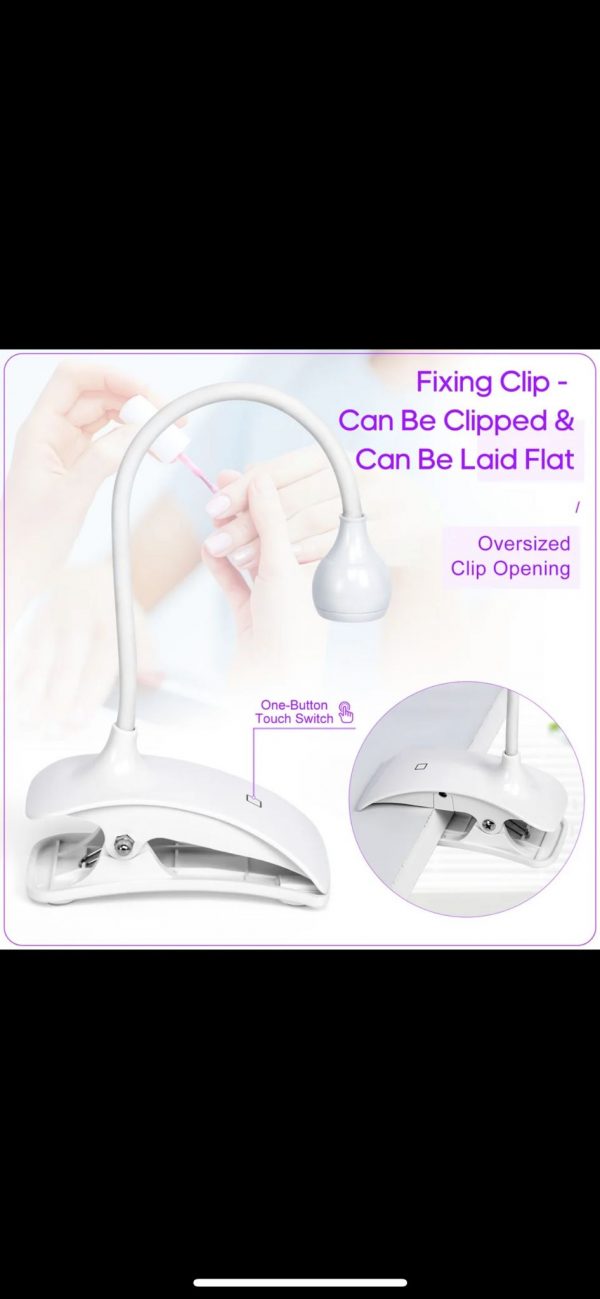 Mini UV LED Nagel Lampe UV-Licht  flexible Clip-On ,USB
