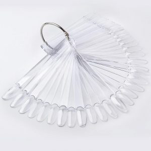 Display Nail Art Tip 50St Transparent
