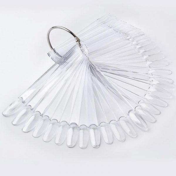 Display Nail Art Tip 50St Transparent