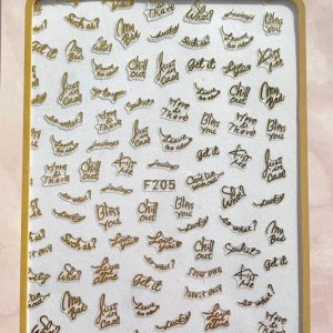 NailArt Stickers F205