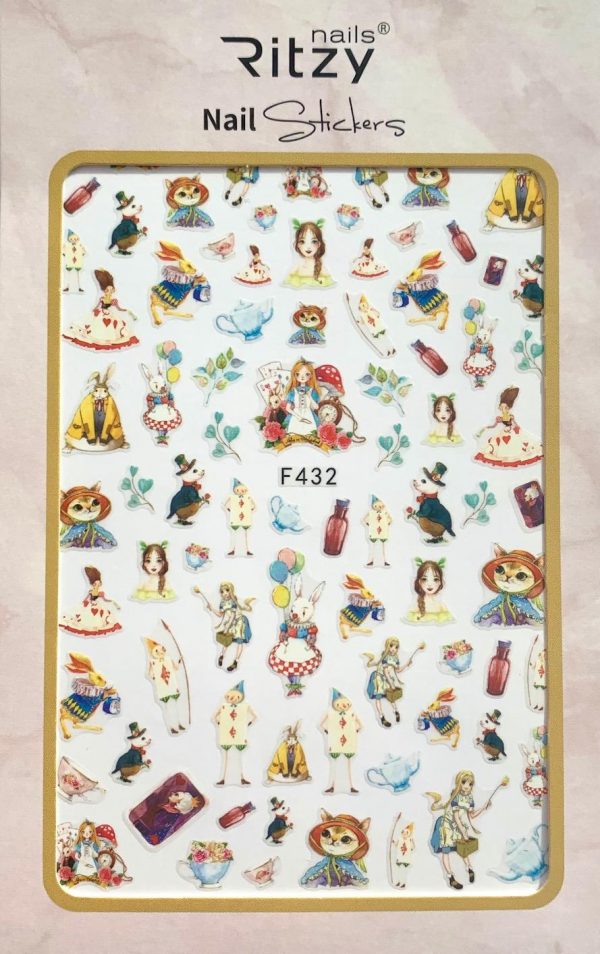 NailArt Stickers F432