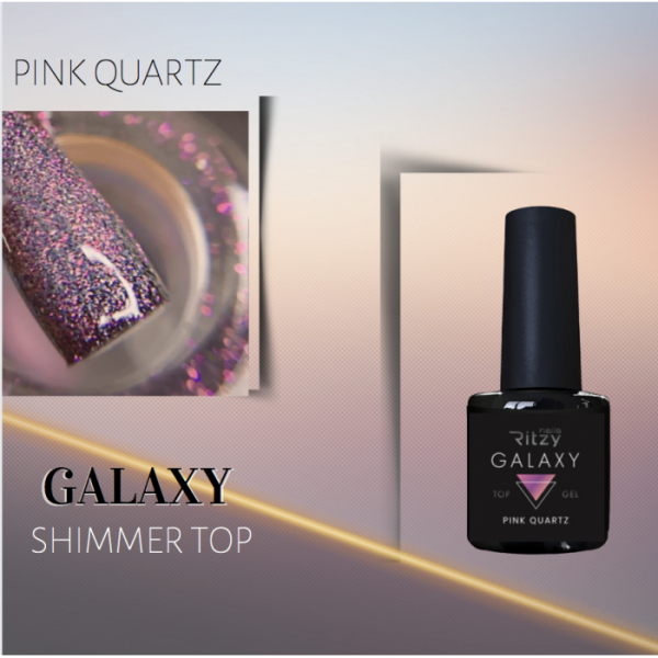 GALAXY Shimmering Top Gel PINK QUARTZ