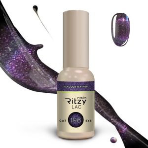 Ritzy lac Cat Eye 9D PEACOCK FEATHER 196