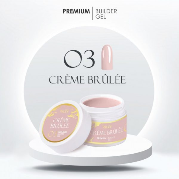 PREMIUM builder gel CREME BRULEE 03 45ml - TPO Free